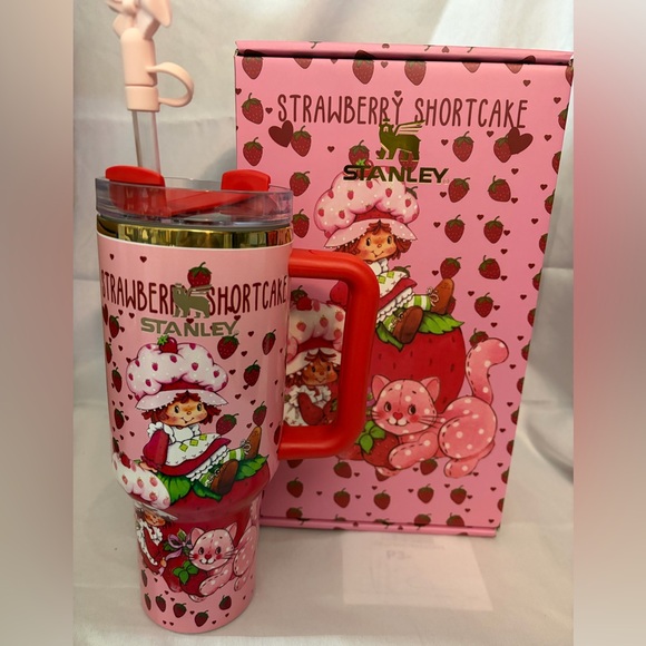 Stanley Other - Stanley 40 oz Red Strawberry Shortcake